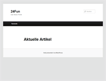 Tablet Screenshot of 24fun.ch